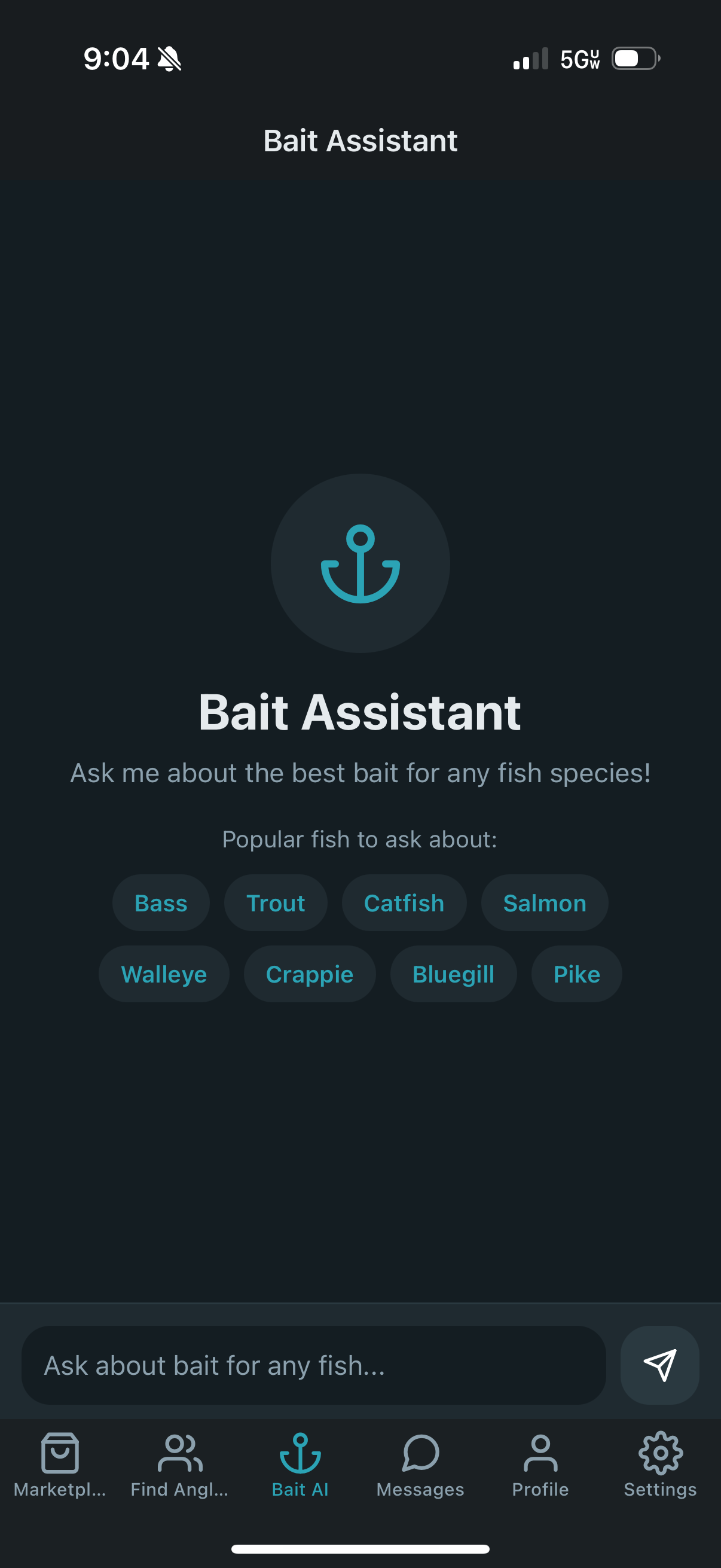 Bait AI screen
